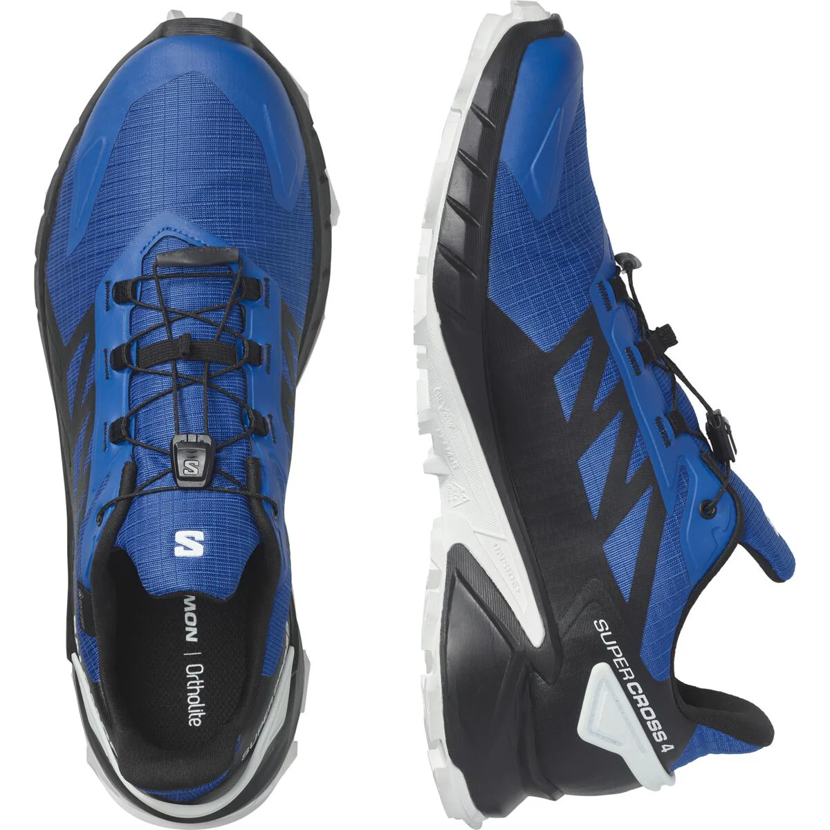 SALOMON Supercross 4 GTX blue/black/white shoes - Image 3