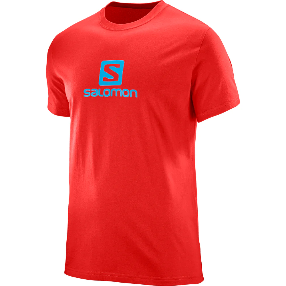 SALOMON Logo SS Cotton Tee red T-shirt