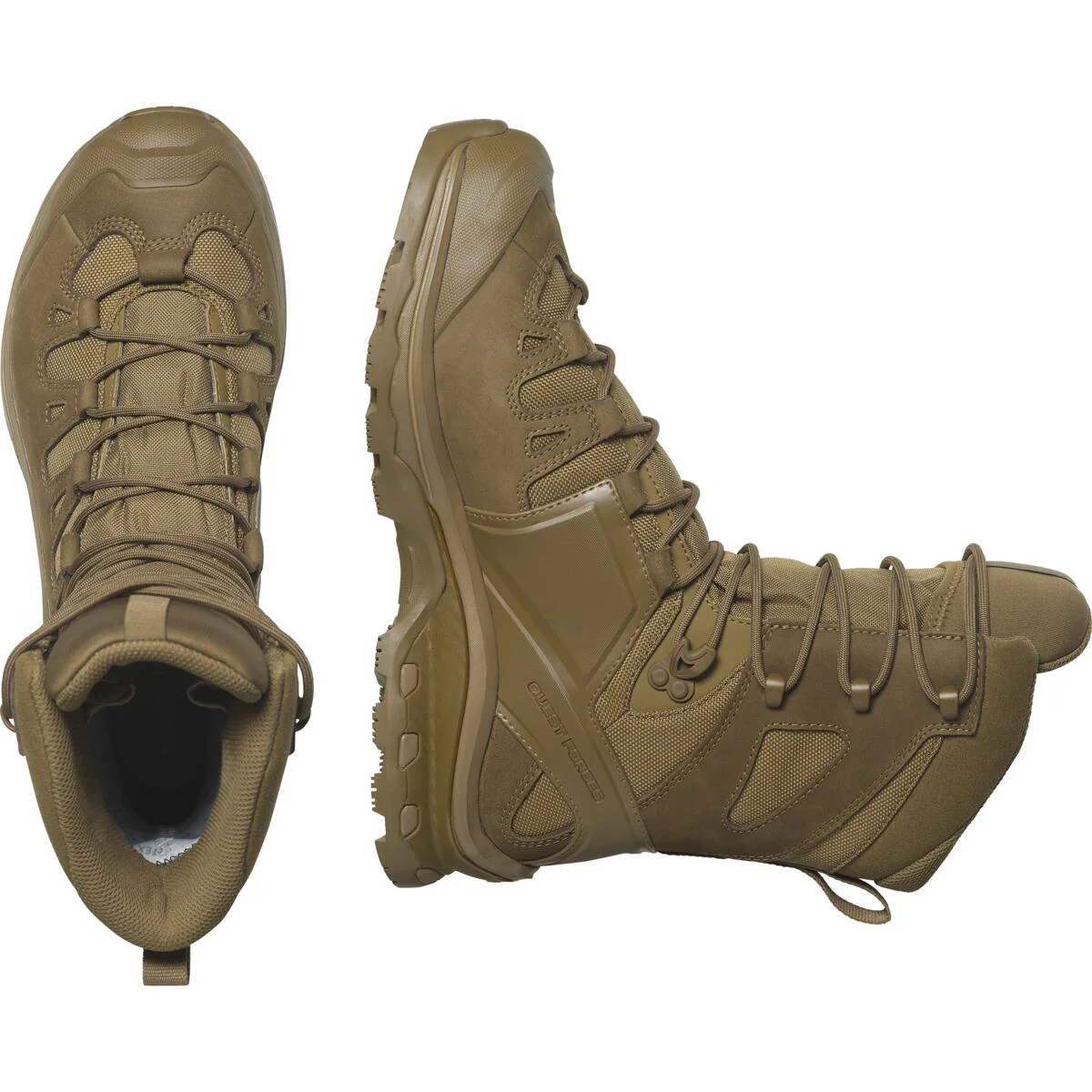 SALOMON Quest 4D Forces 2 High GTX coyote brown tactical boots - Image 3
