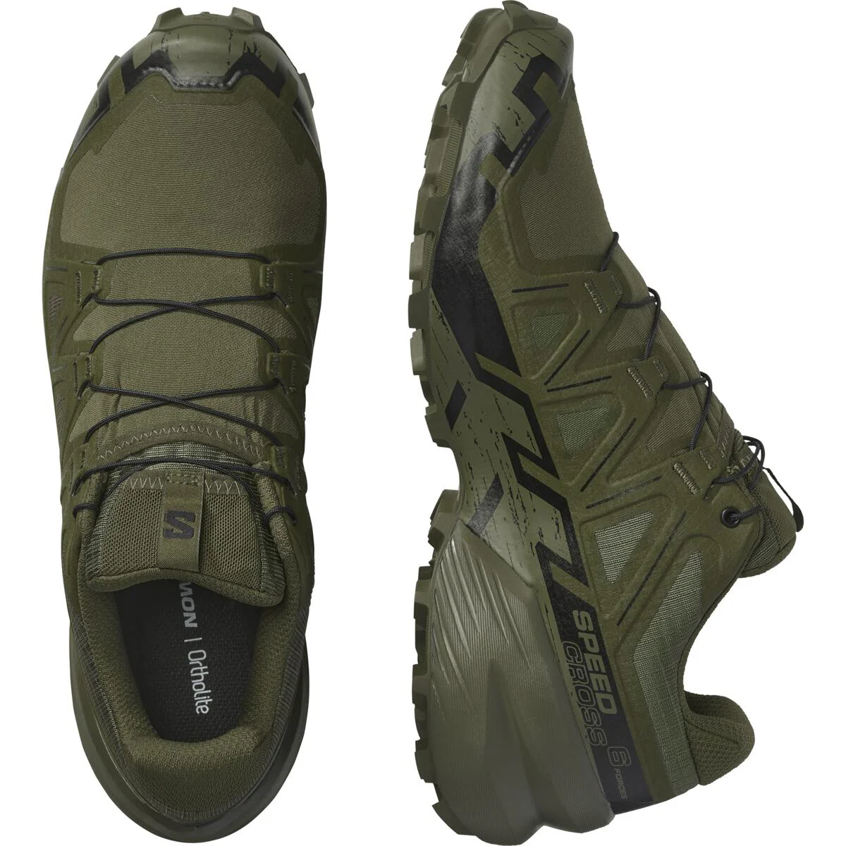 SALOMON Speedcross 6 Forces ranger green/black tactical boots - Image 5