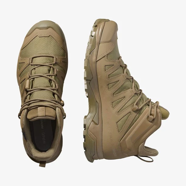 SALOMON X Ultra Forces Mid GTX coyote/coyote tactical boots - Image 3