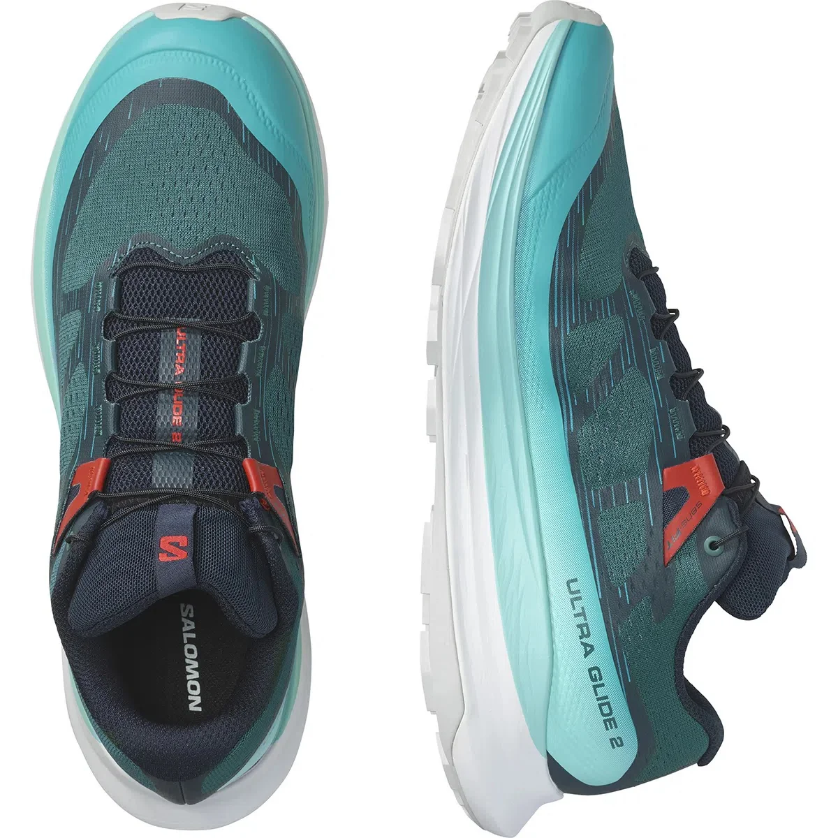 SALOMON Ultra Glide 2 blue/light blue/white shoes - Image 3