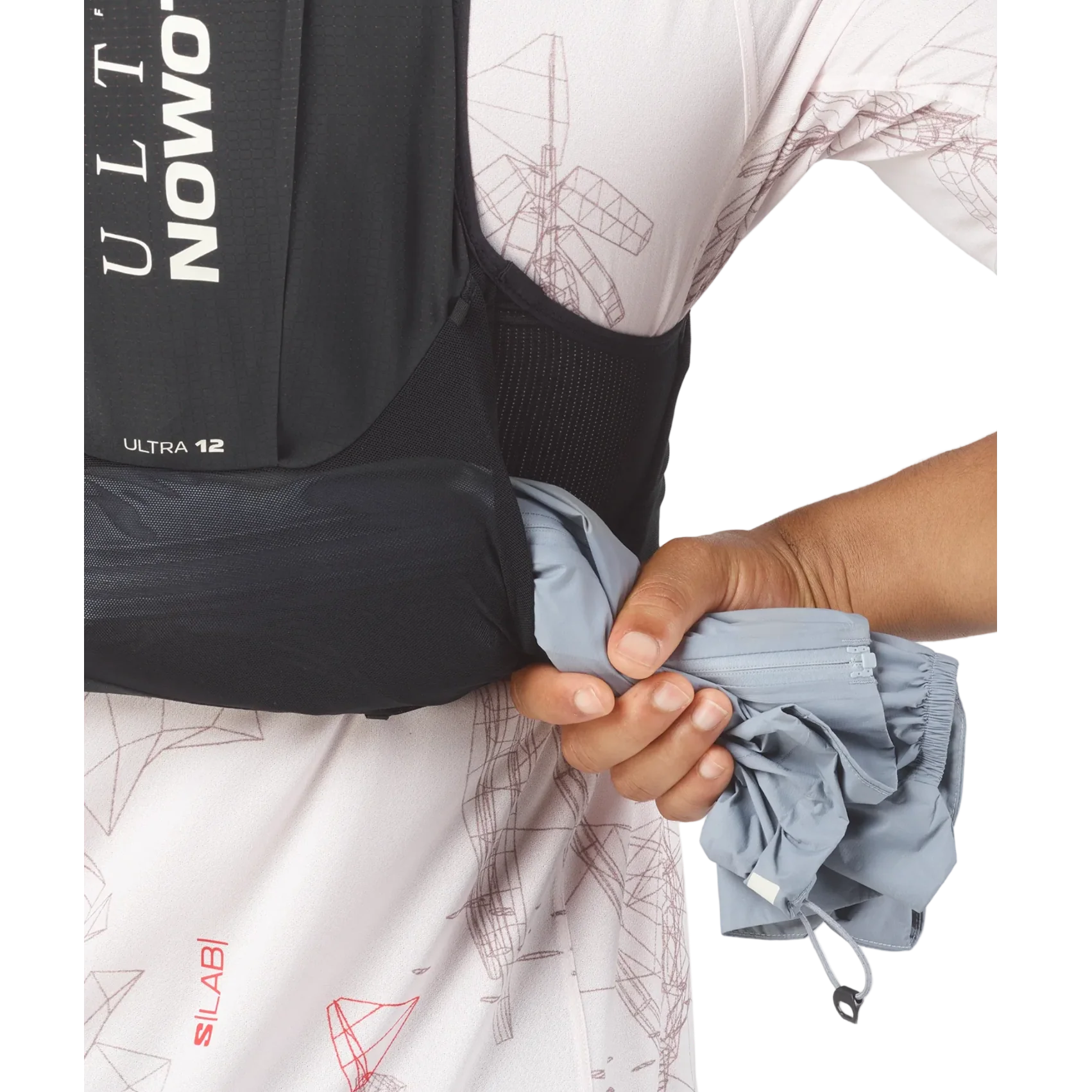 SALOMON S/Lab Ultra 12 black vest with hydration - Image 4