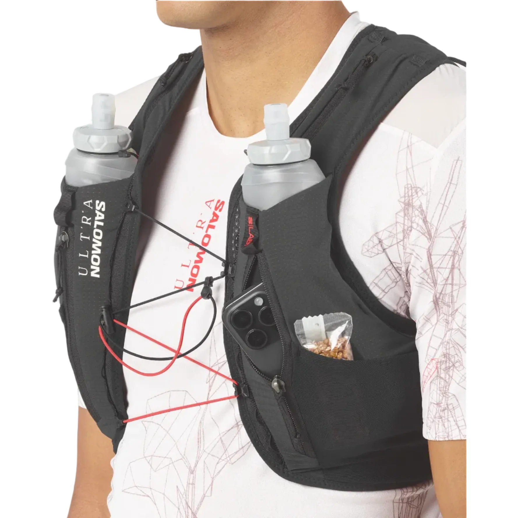SALOMON S/Lab Ultra 12 black vest with hydration - Image 9
