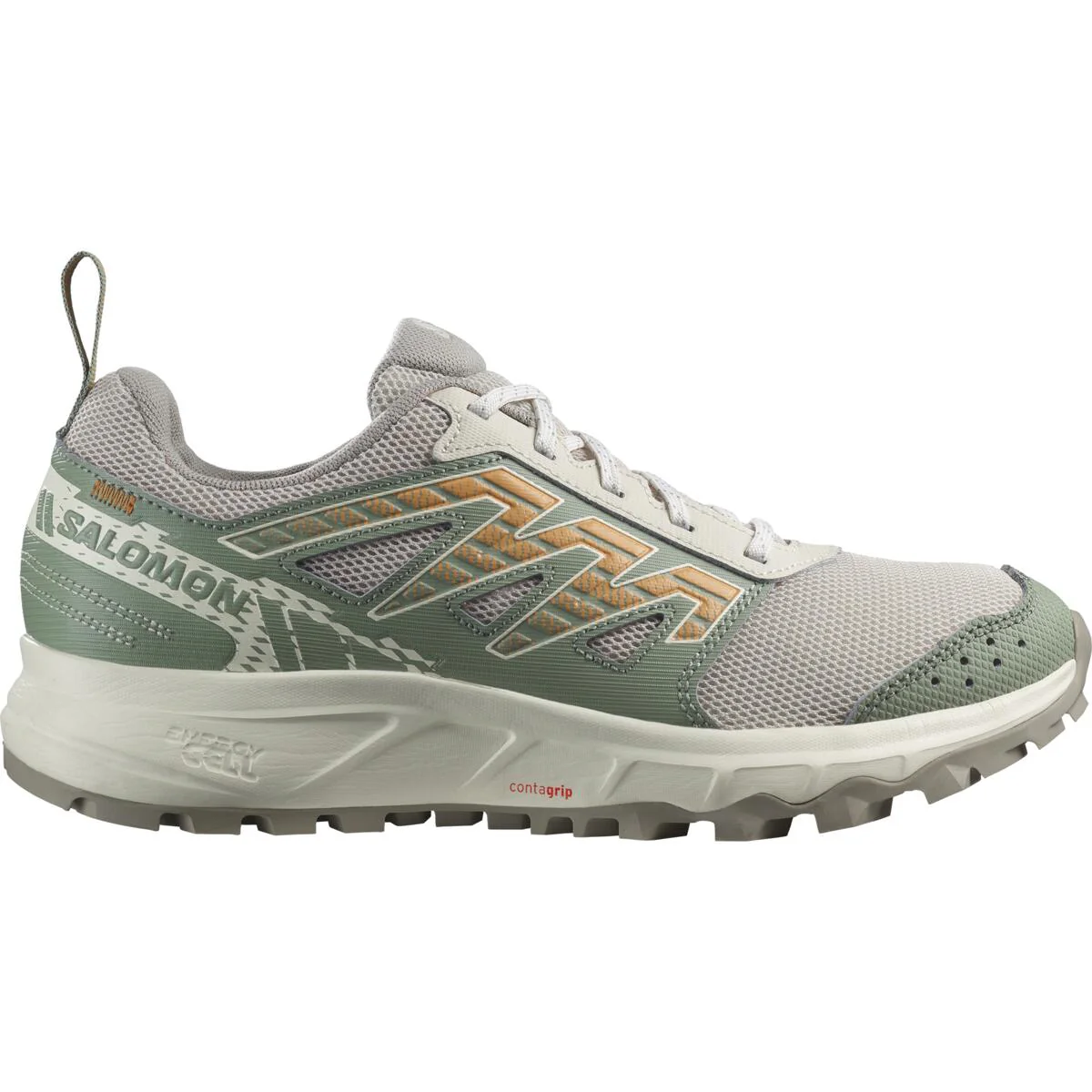 SALOMON Wander W green/grey/orange shoes - Image 2