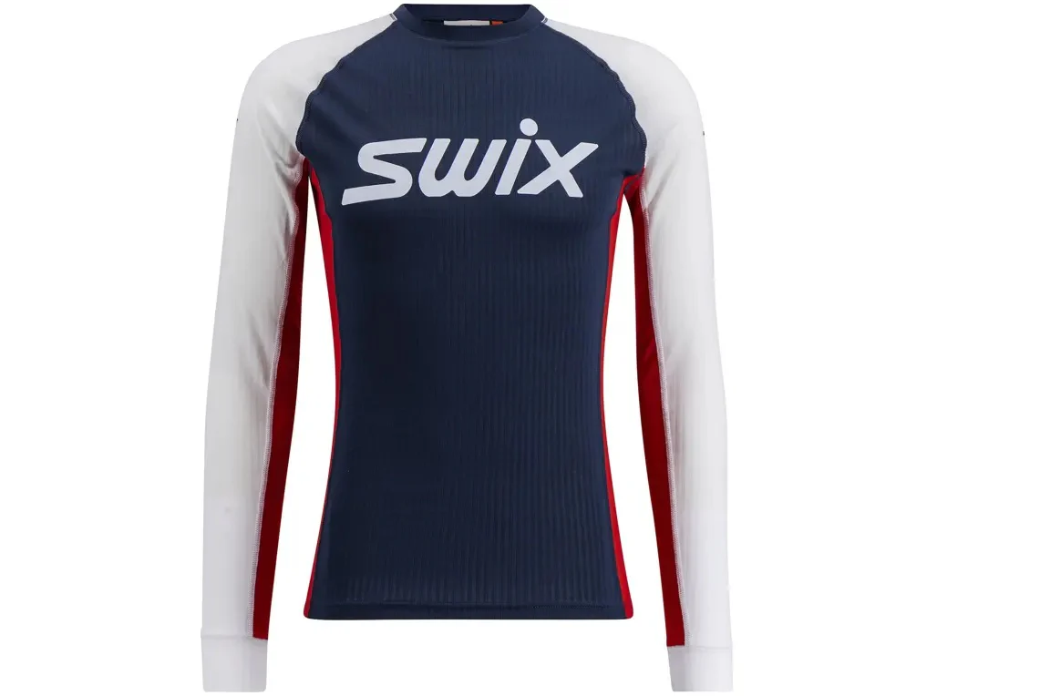 SWIX XC Ski Jacket RaceX Classic LS Dark Blue/White