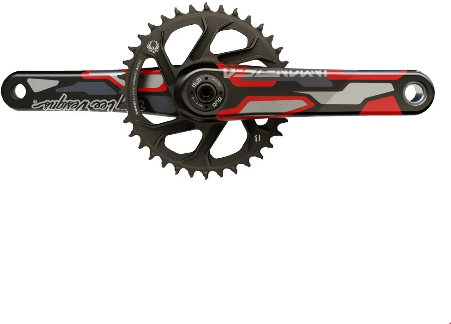 Truvativ Crank Descendant CoLab Troy Lee Designs Eagle Downhill DUB73 12s - Image 2