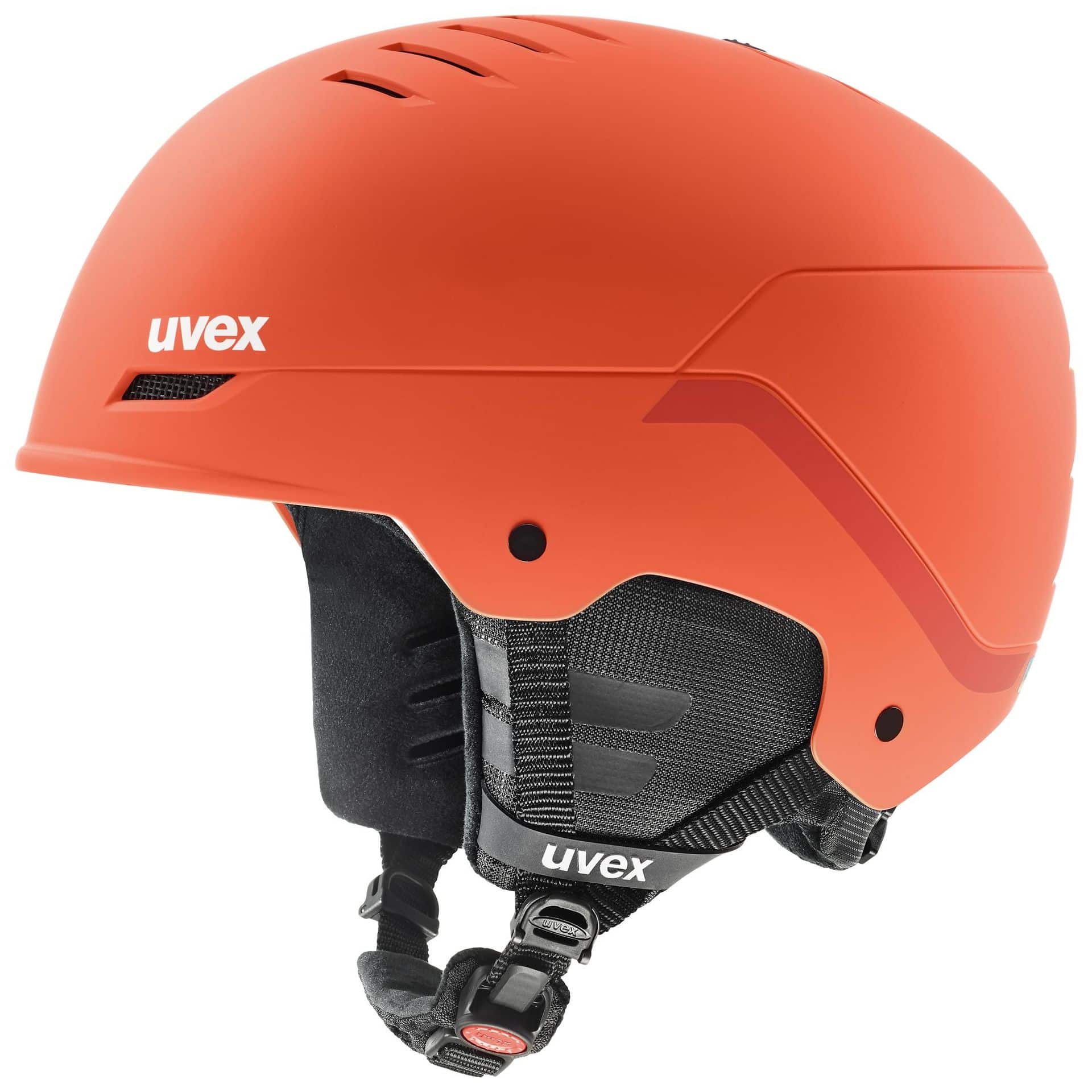 Uvex Helmet Wanted Fierce Red Stripes