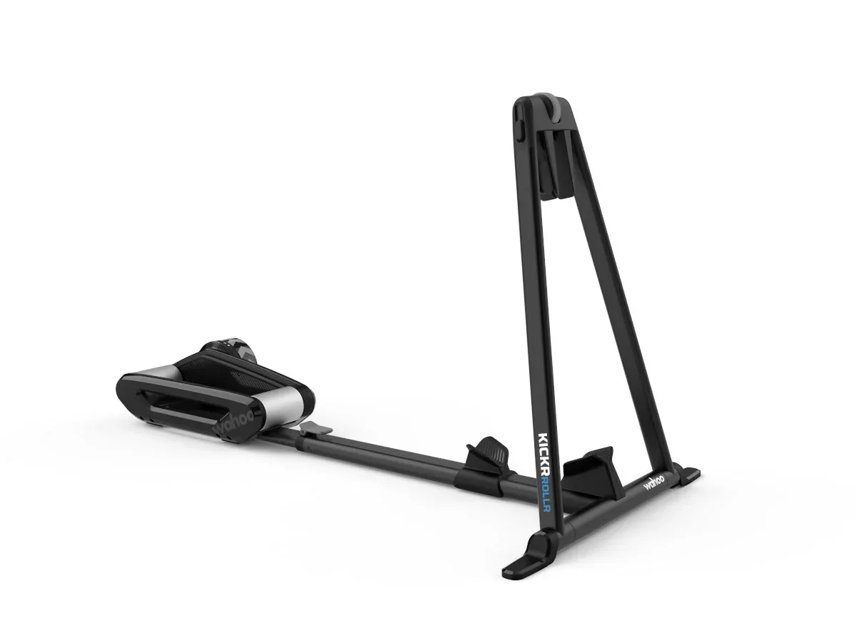 Wahoo KICKR ROLLR Bike Trainer + POWRLINK ZERO Single-Sided Power Pedals Bundle - Image 2